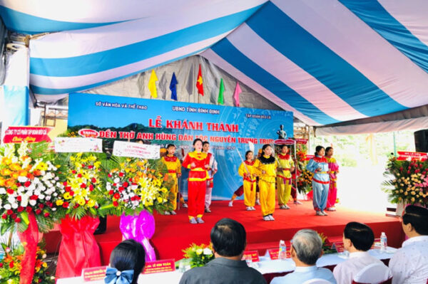 Tổ chức lễ khánh thành tại Bình Định