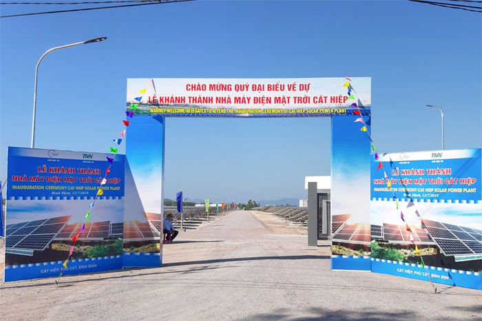 Lễ khánh thành dự án nhà máy điện mặt trời Cát Hiệp