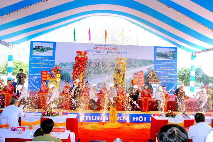 Lễ khởi công Trung tâm Hội nghị tỉnh Bình Định