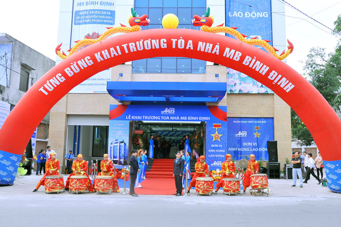 Sự kiện Lễ khai trương tòa nhà MB Bank Bình Định