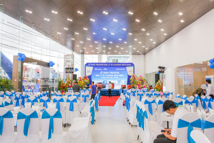 Tổ chức Lễ khánh thành showroom Hyundai Bình Định