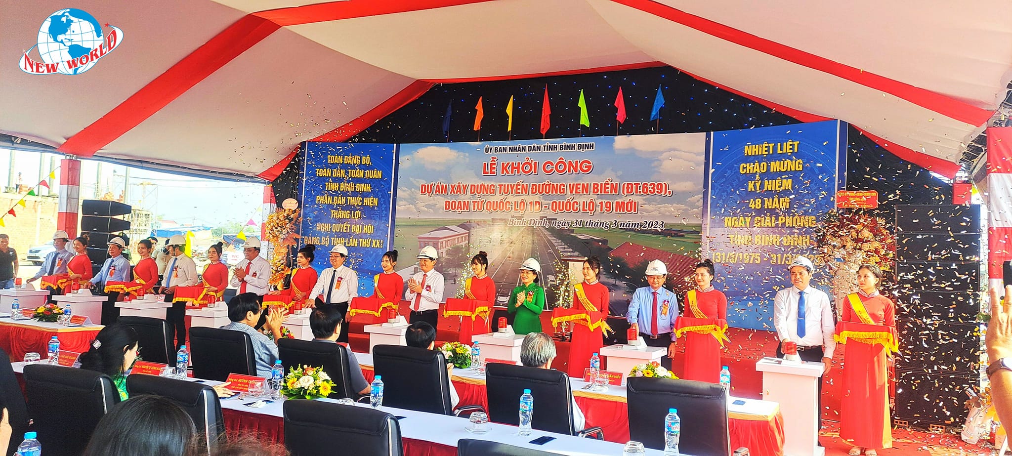 lễ khởi công xây dựng tuyến đường ven biển dt639 lễ khởi công xây dựng tuyến đường ven biển dt639